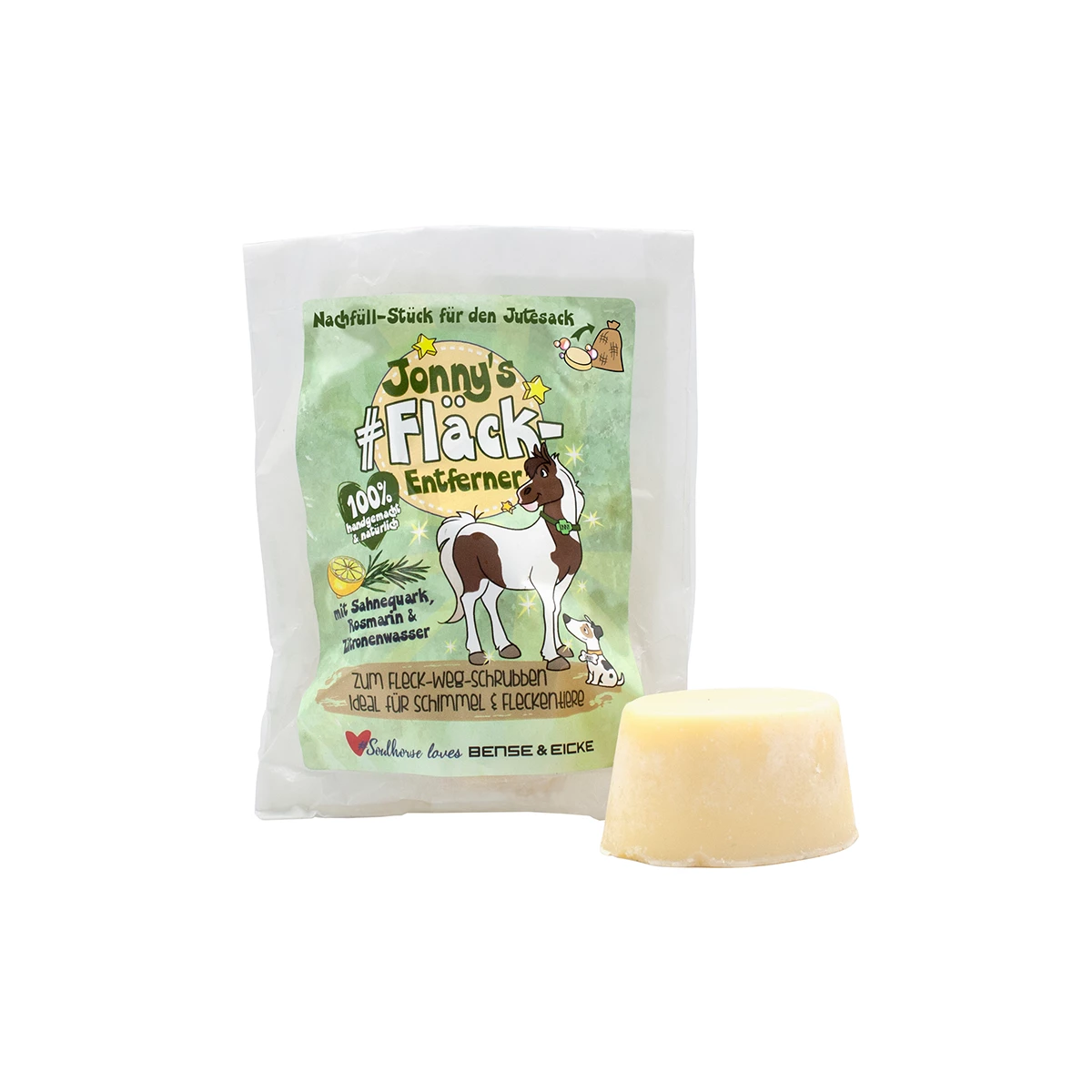 Seife "Johny's Fläck-Entferner" im Jutesack